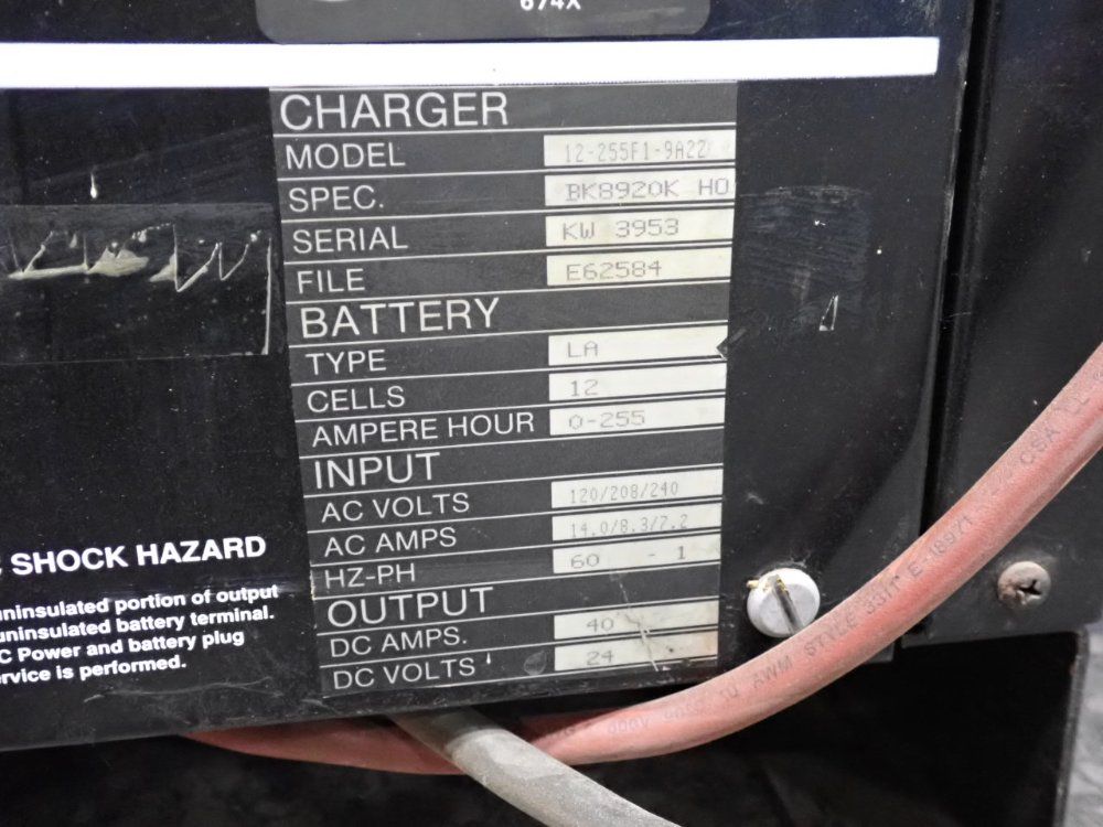 Kw Battery Co. 24 Volt Battery Charger - 12-255f1-9a22