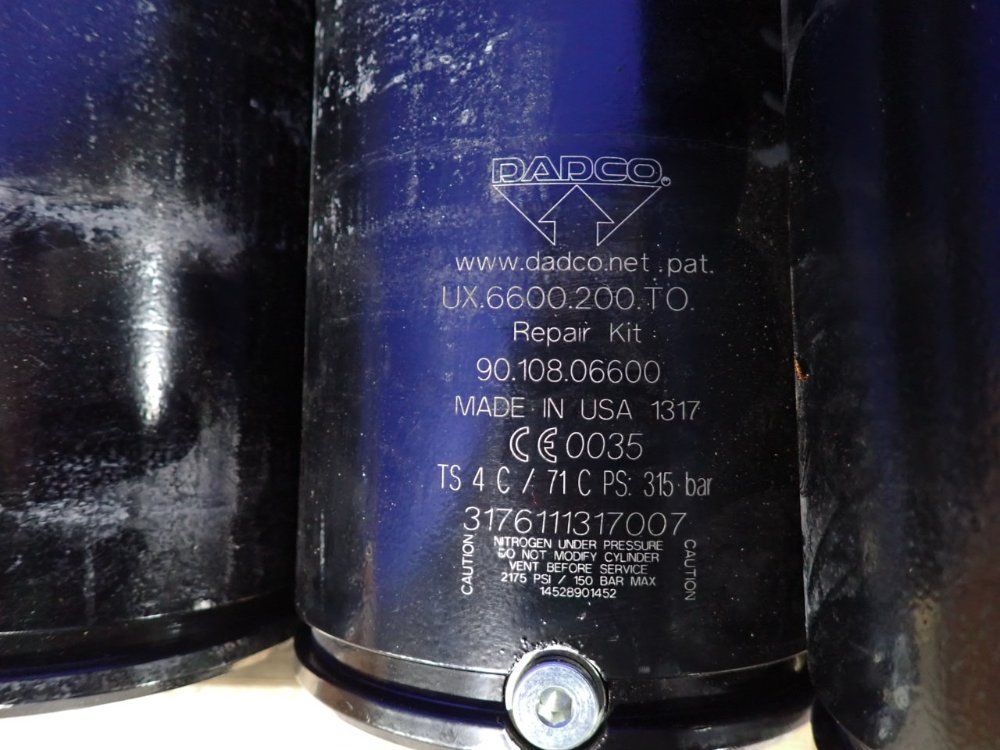 Dadco Nitrogen Gas Spring - Ux.6600.200.to