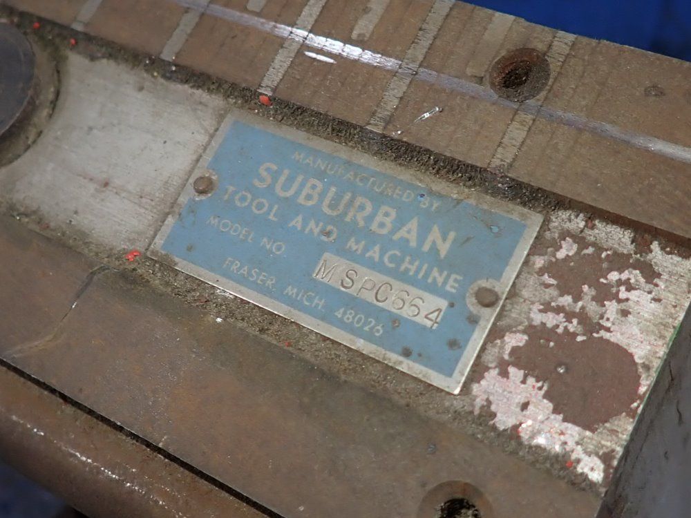 Suburban Tool & Machine 6" X 6" Magnetic Sine Plate - Mspc664