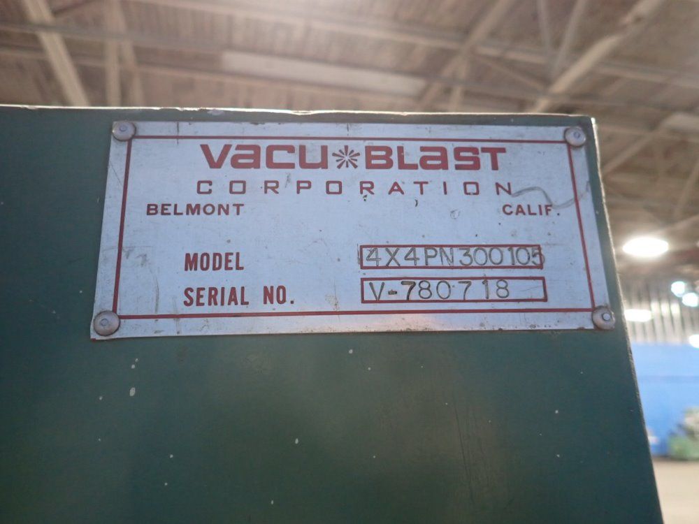 Vacu Blast Corporation 46" X 40" X 40" Blast Cabinet - 4x4pn300105