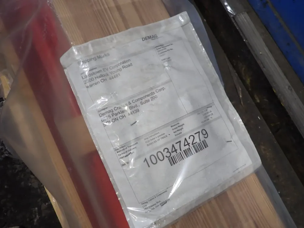 Demag 315" Straight Section Rails - 984 203 44