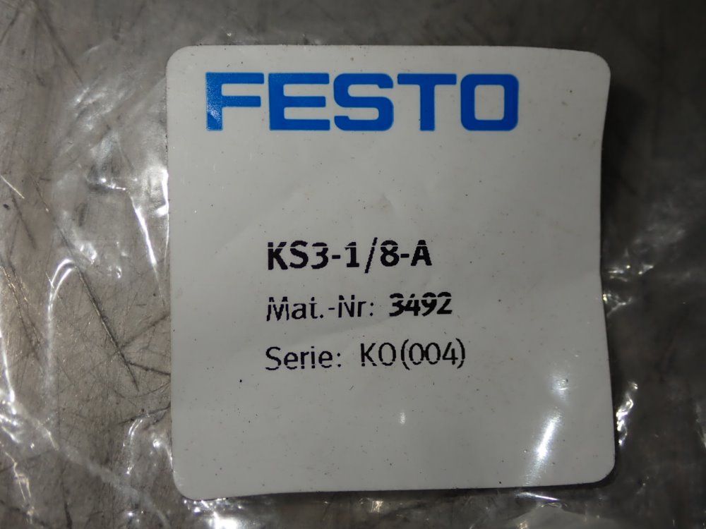 Festo Fittings - Ks3-1/8-a