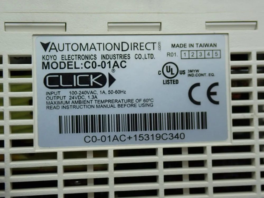 Koyo Electronics Click Ac Power Supply Unit - C0-01ac