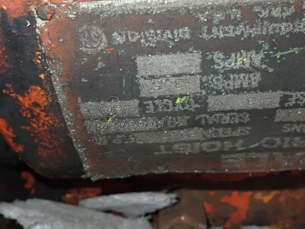 Yale 2 Tons Electric Hoist