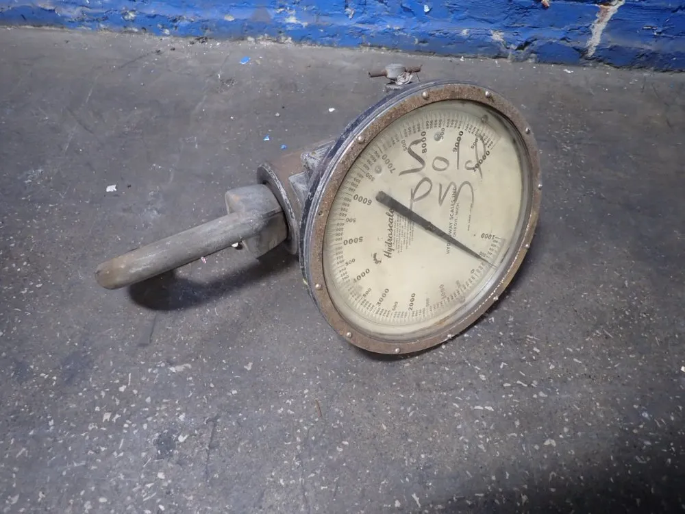 Hydroway Scales Inc 10000 Lbs Crane Weigh Scale - 5-12