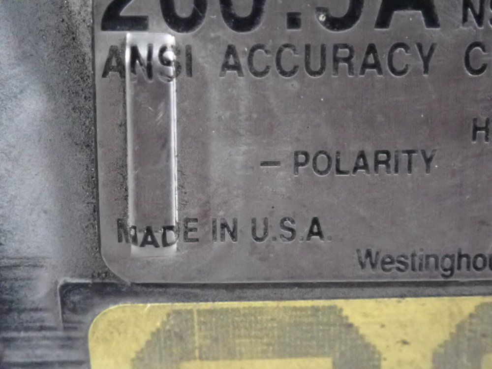 Westinghouse Transformer - Csh Current