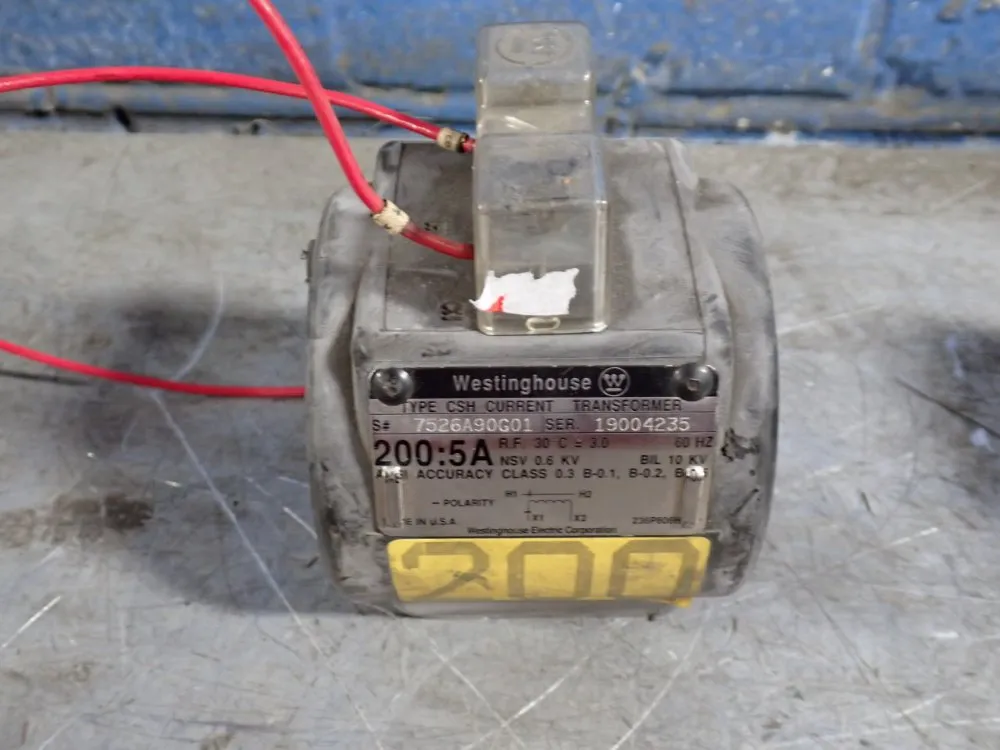 Westinghouse Transformer - Csh Current