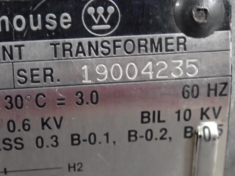 Westinghouse Transformer - Csh Current