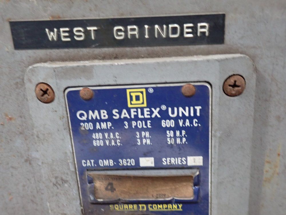 Square D 200 A Fusible Panelboard Switch - Qmb-3620