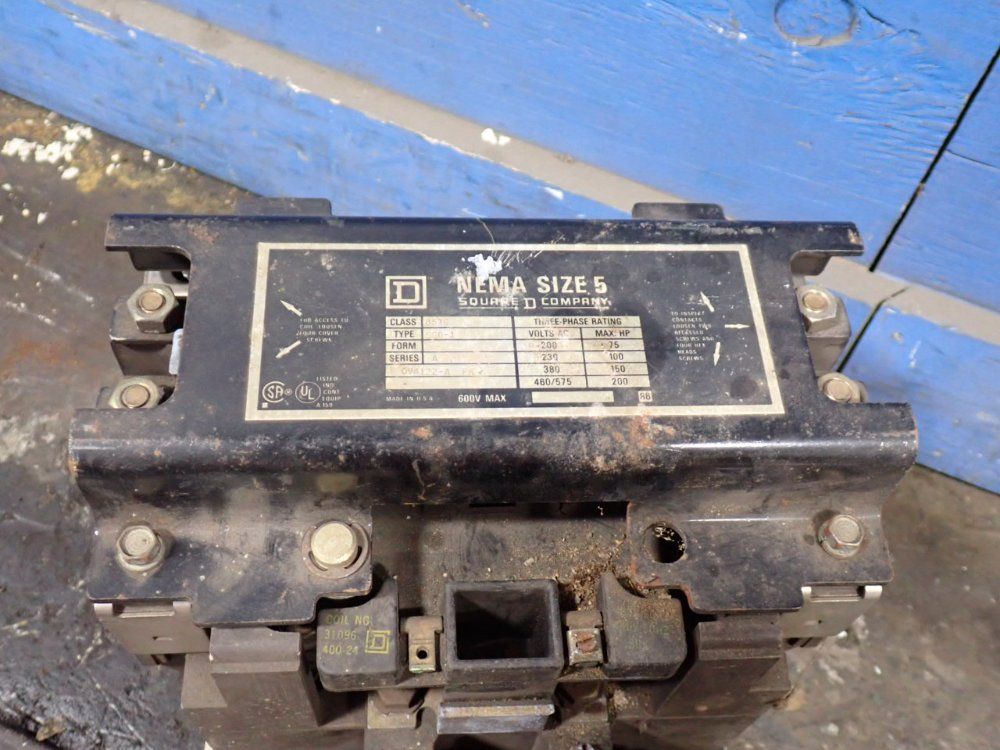 Square D 200 Hp Motor Starter - Sg01