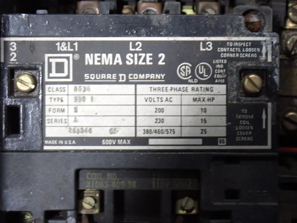 Square D Motor Starters