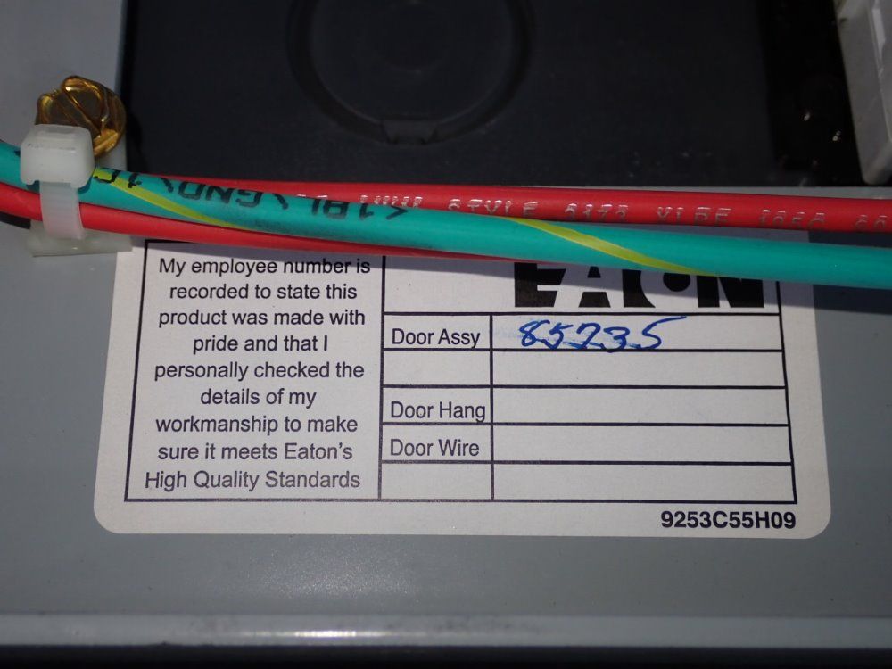 Eaton Electrical Panel