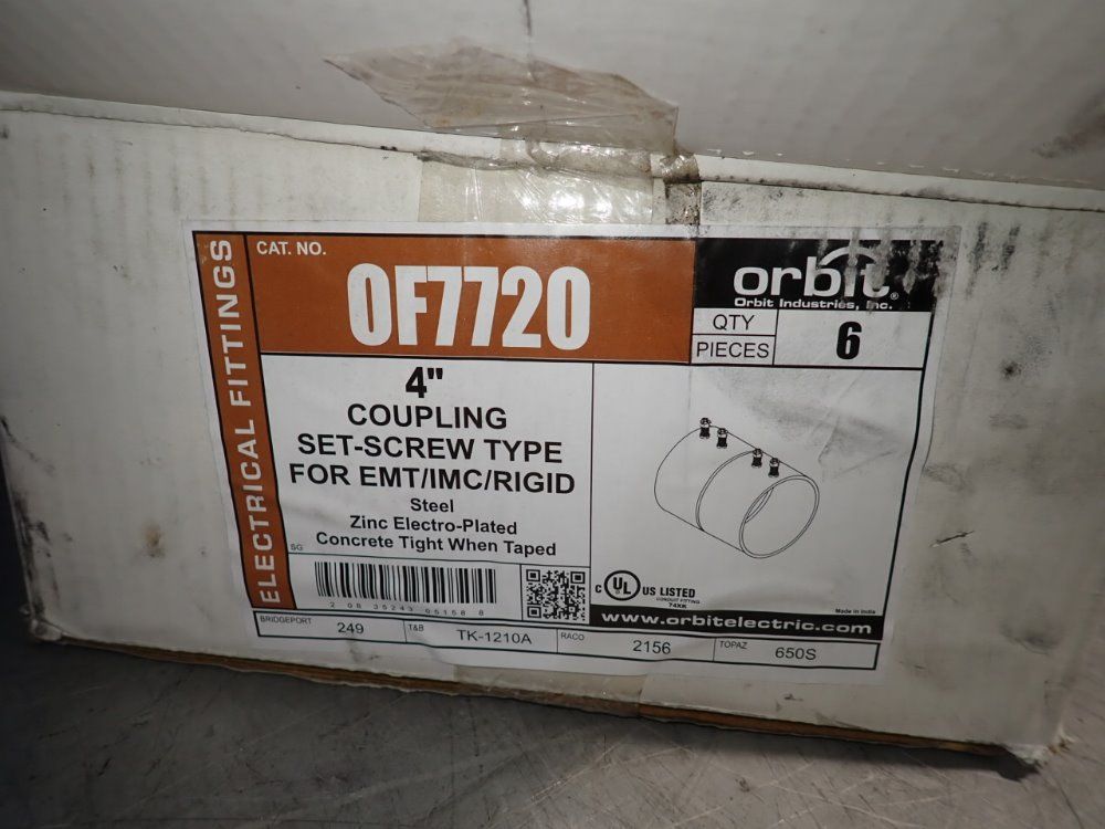 Orbit Electric 4" Couplings - Of7720