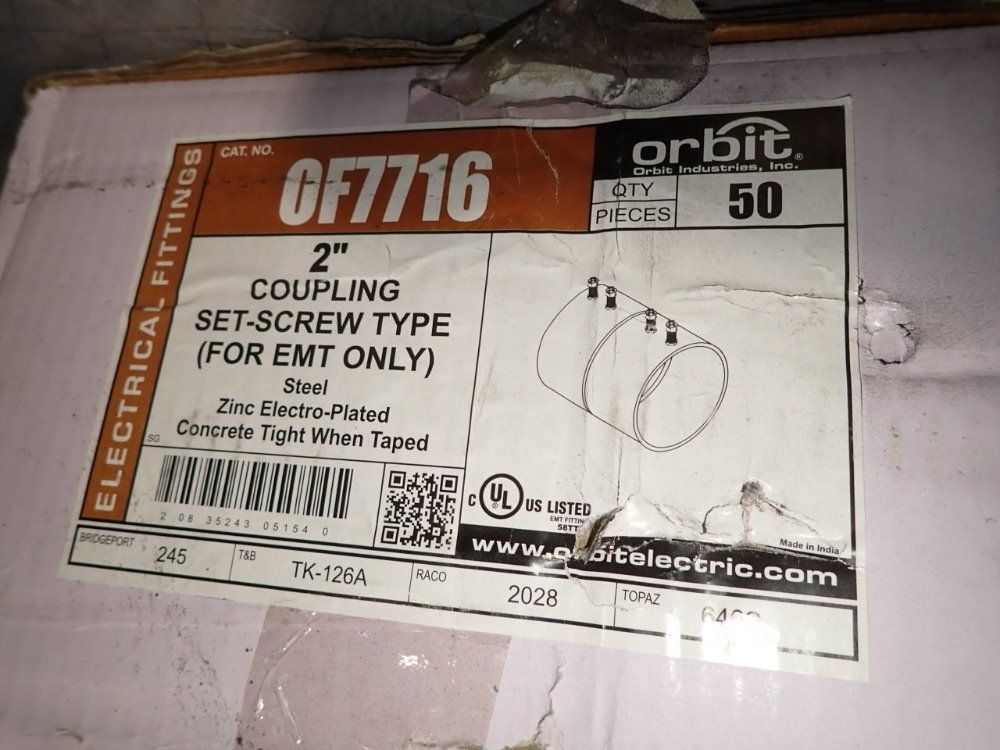 Orbit Electric 2" Couplings - Of7716