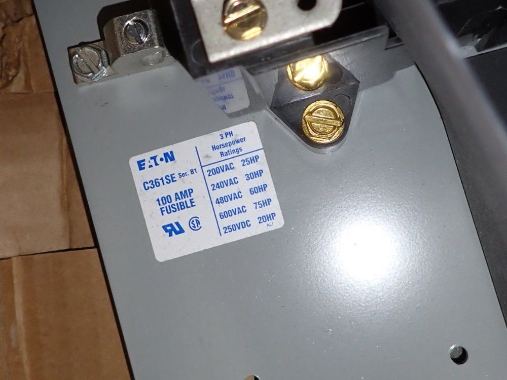 Eaton 100 Amp Fusible Disconnect - C361se263