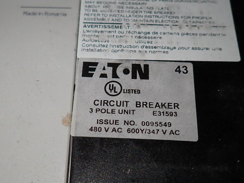 Eaton Circuit Breaker - Nzmn2-ve160-na