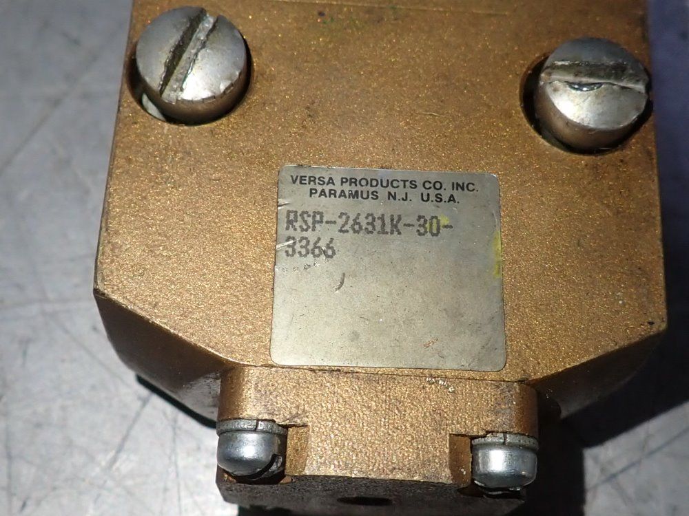 Versa Products Co Valve Body - Rsp-2631k-30-3366