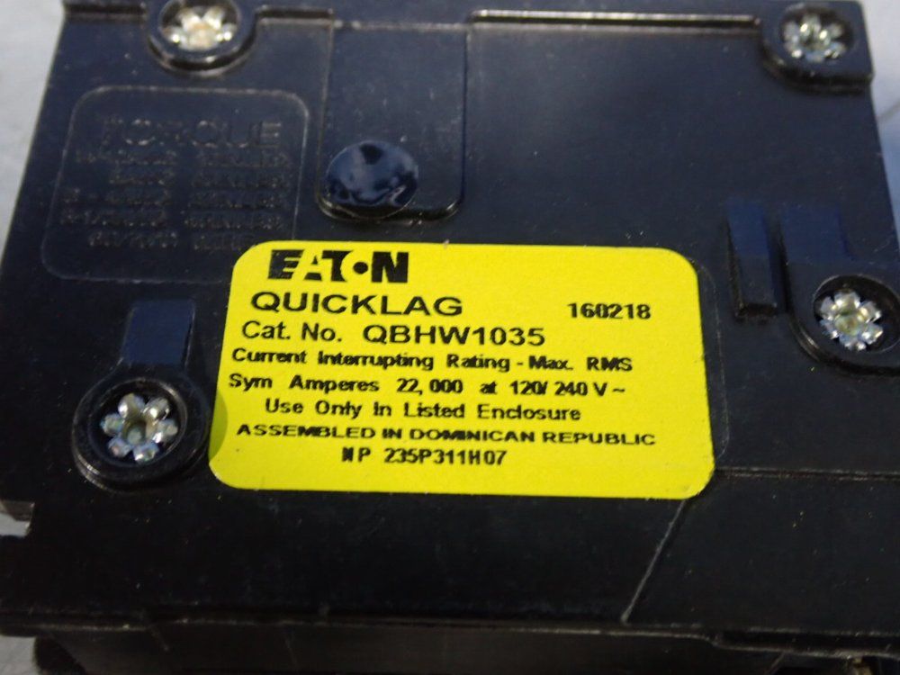 Eaton Magnetic Circuit Breaker - Qbhw1035