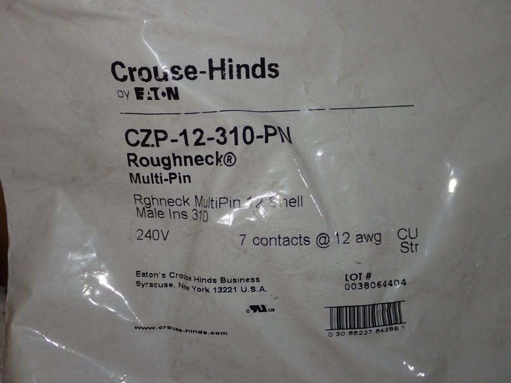 Crouse Hinds Electrical Connectors - Czp-12-310-pn