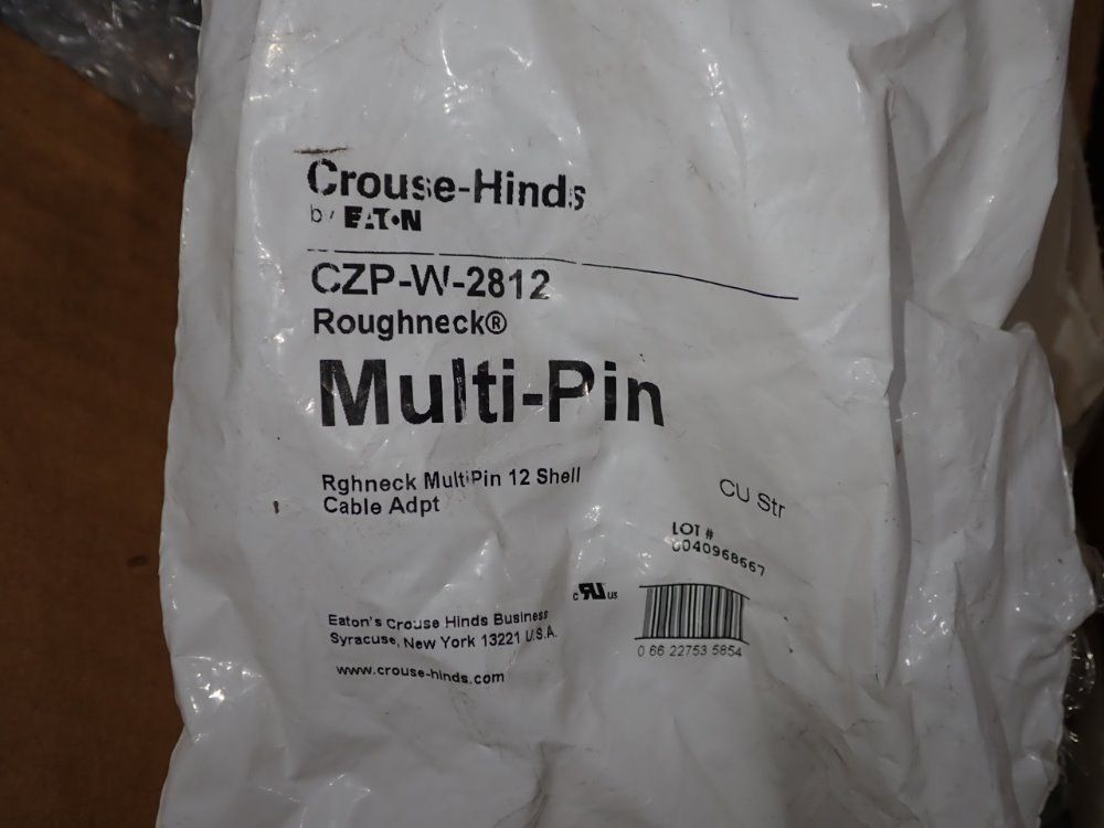 Crouse Hinds Electrical Connectors - Czp-w-2812