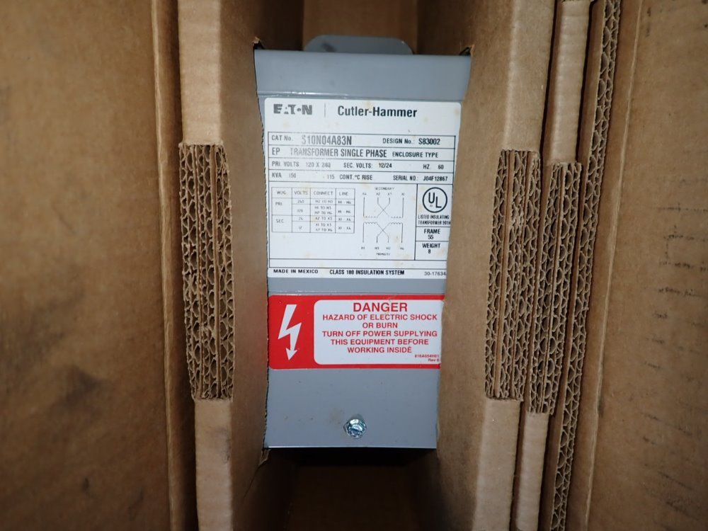 Eaton .150 Kva Transformer - S10n04a83n