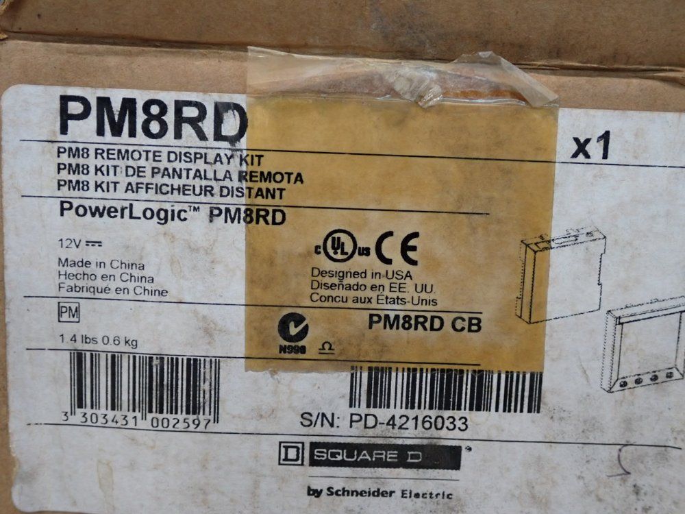 Square D Remote Display Kit - Pm8rd