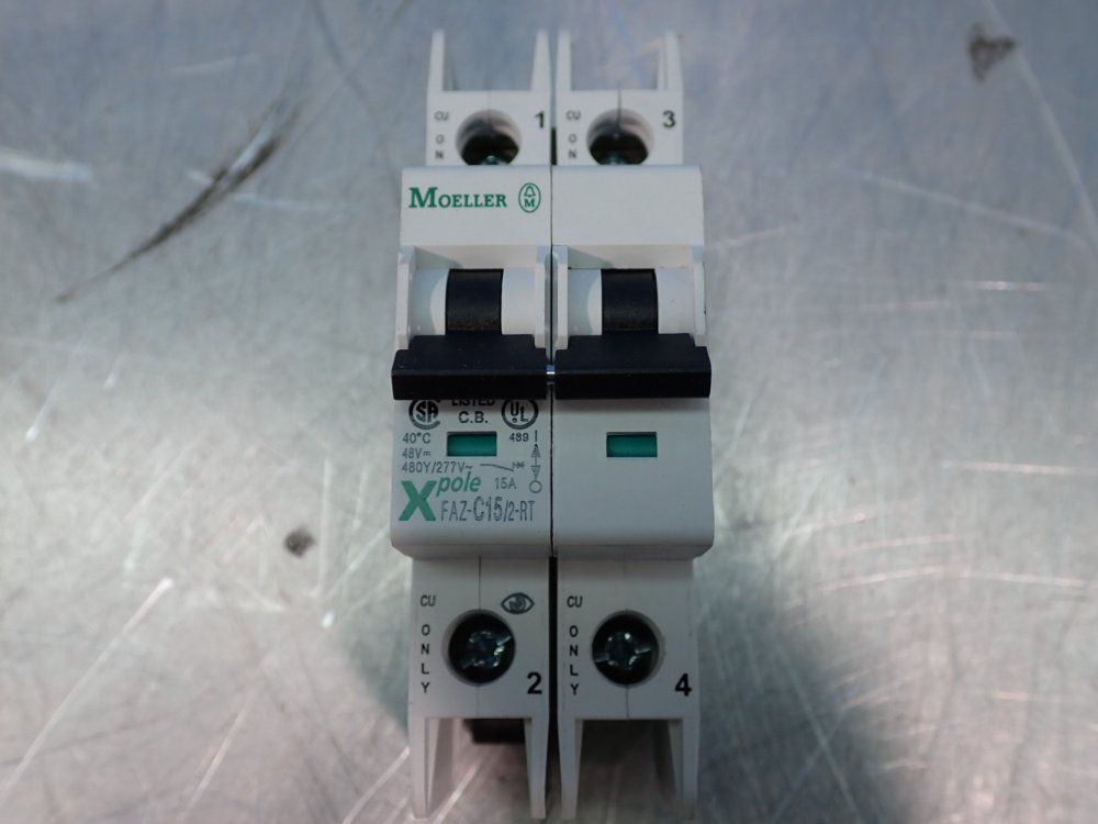 Eaton Circuit Breaker - Faz-c15/2-rt