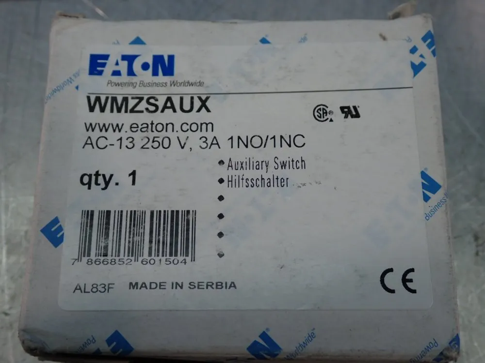 Eaton Auxiliary Switch - Wmzsaux