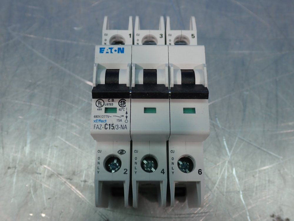 Eaton Circuit Breaker - Faz-c15/3-na