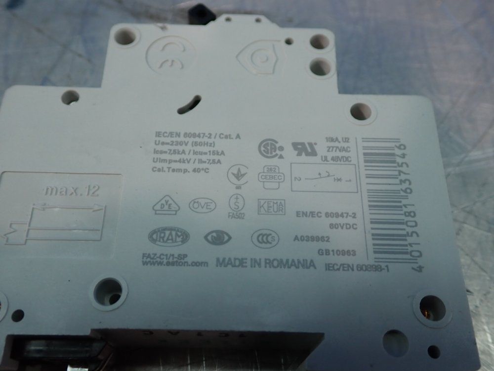 Eaton Supplementary Protector - Faz-c1/1-sp