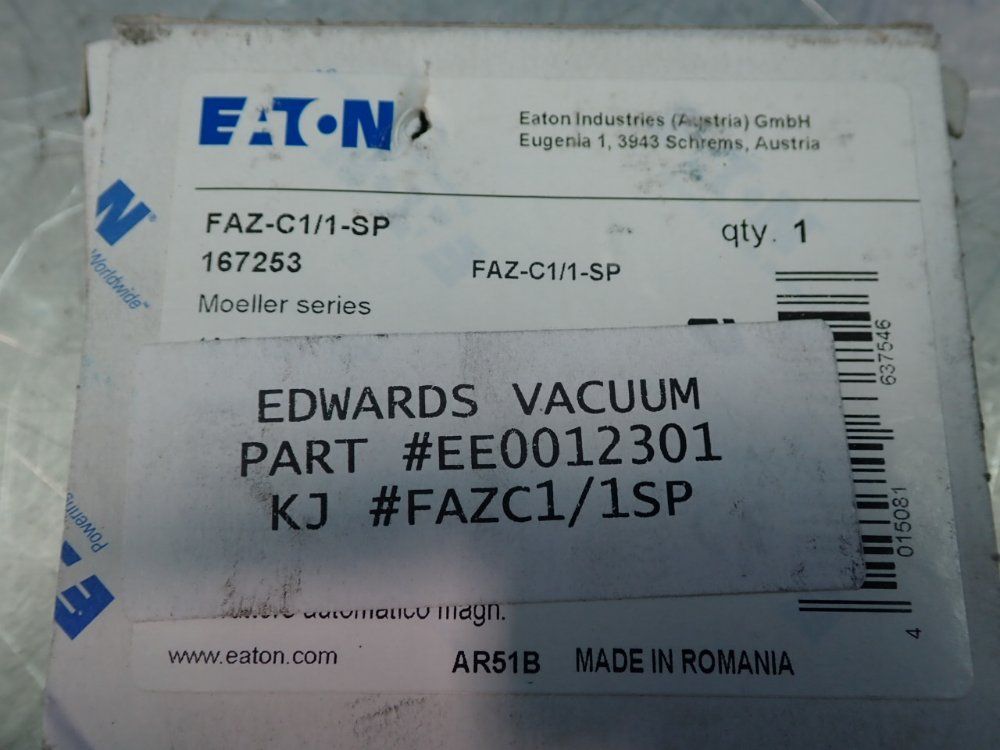 Eaton Supplementary Protector - Faz-c1/1-sp