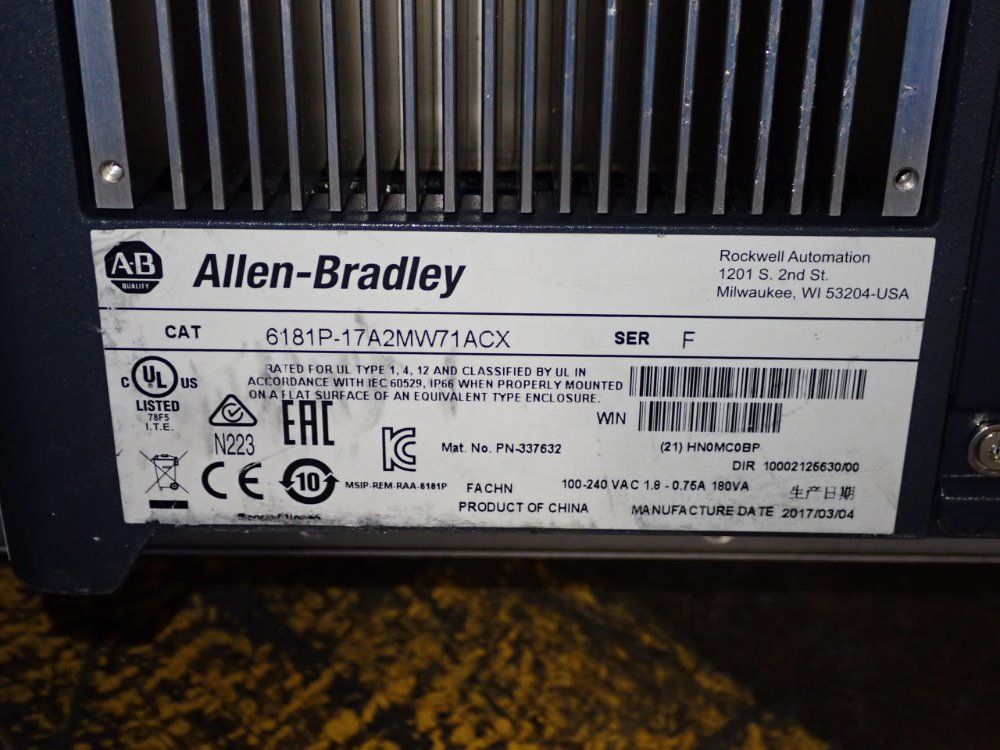 Allen Bradley 17" Monitor - 6181p-17amw71acx