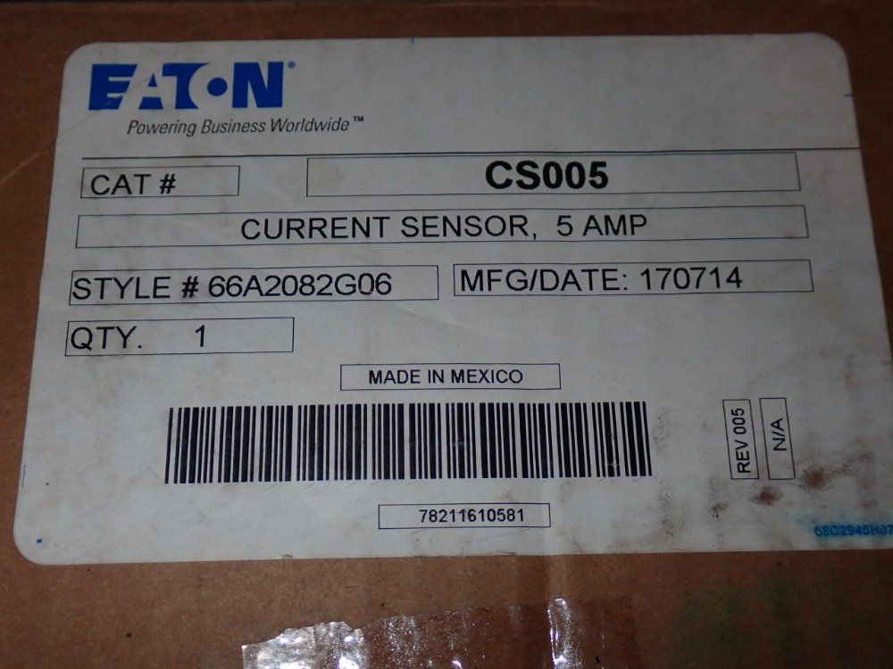Eaton 5 Amp Current Sensor - Cs005
