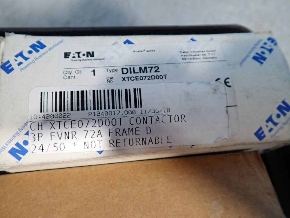 Eaton Overload, Contactor & Fan Assembly