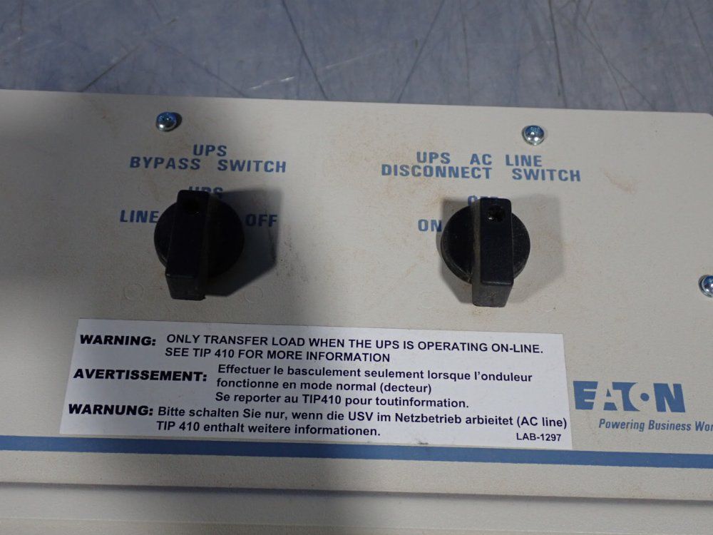 Eaton External Transfer Switch - Bpe-01