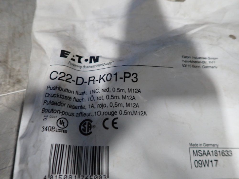 Eaton Flush Push Button -