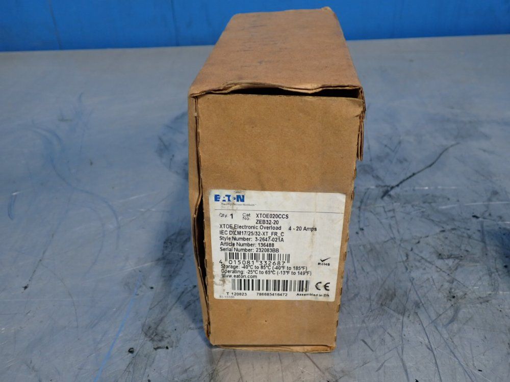 Eaton Electyronic Overload - Xtoe020ccs