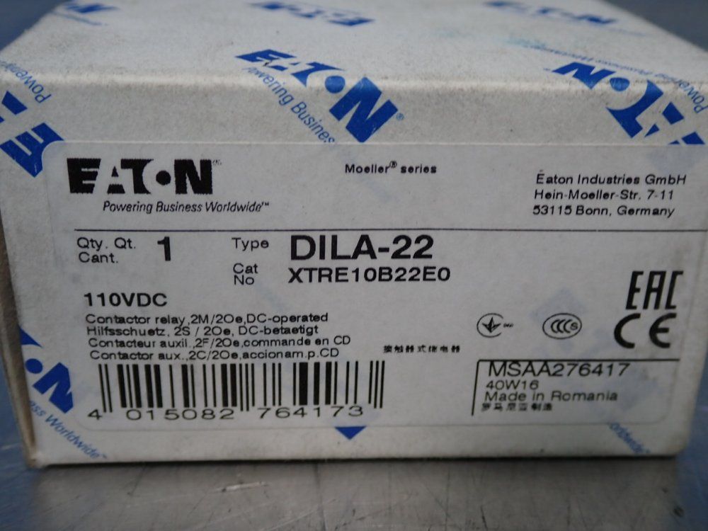 Eaton Contactor Relay - Dila-22