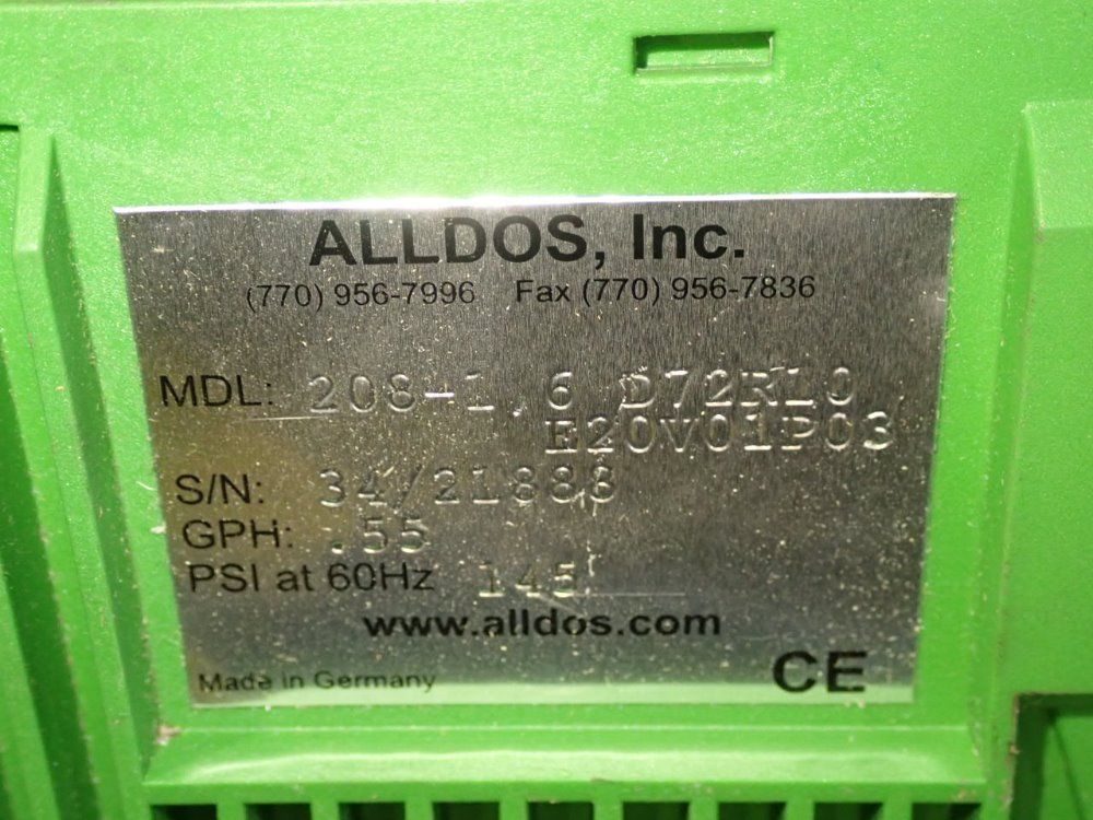 Alldos/prominent Pumps - 208-1.6 D72r10 / G5cb 1006pp1002d000