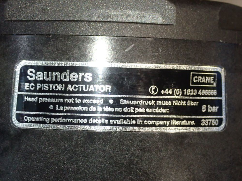 Saunders Ec Piston Actuator