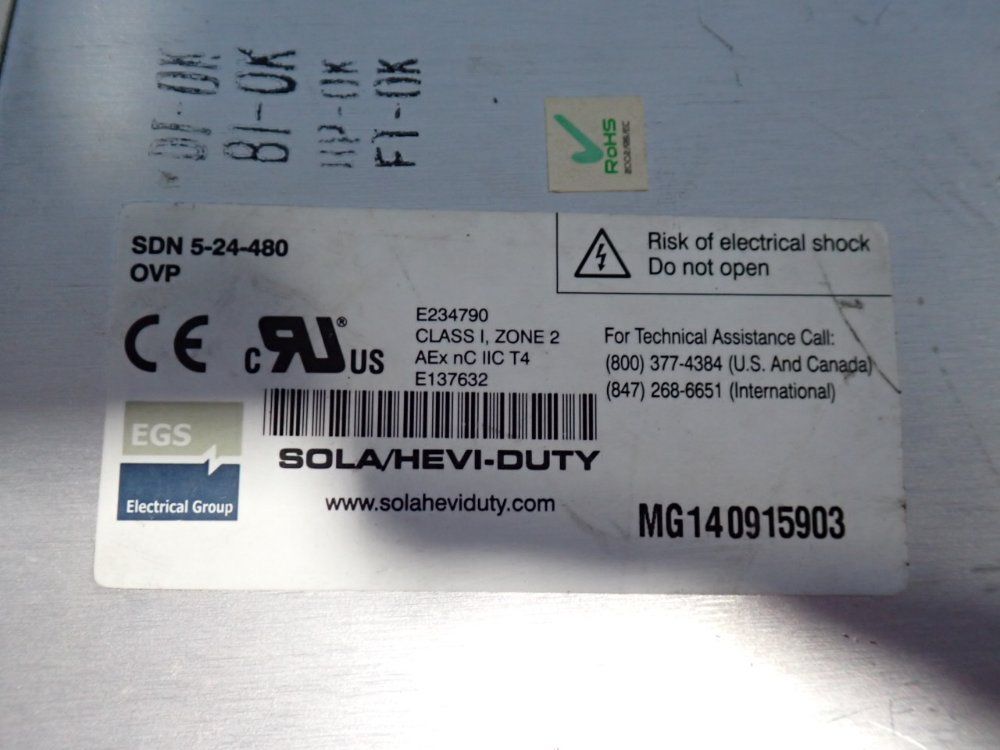 Tuv/sola/allen Bradley/ Shavison Electrical Components