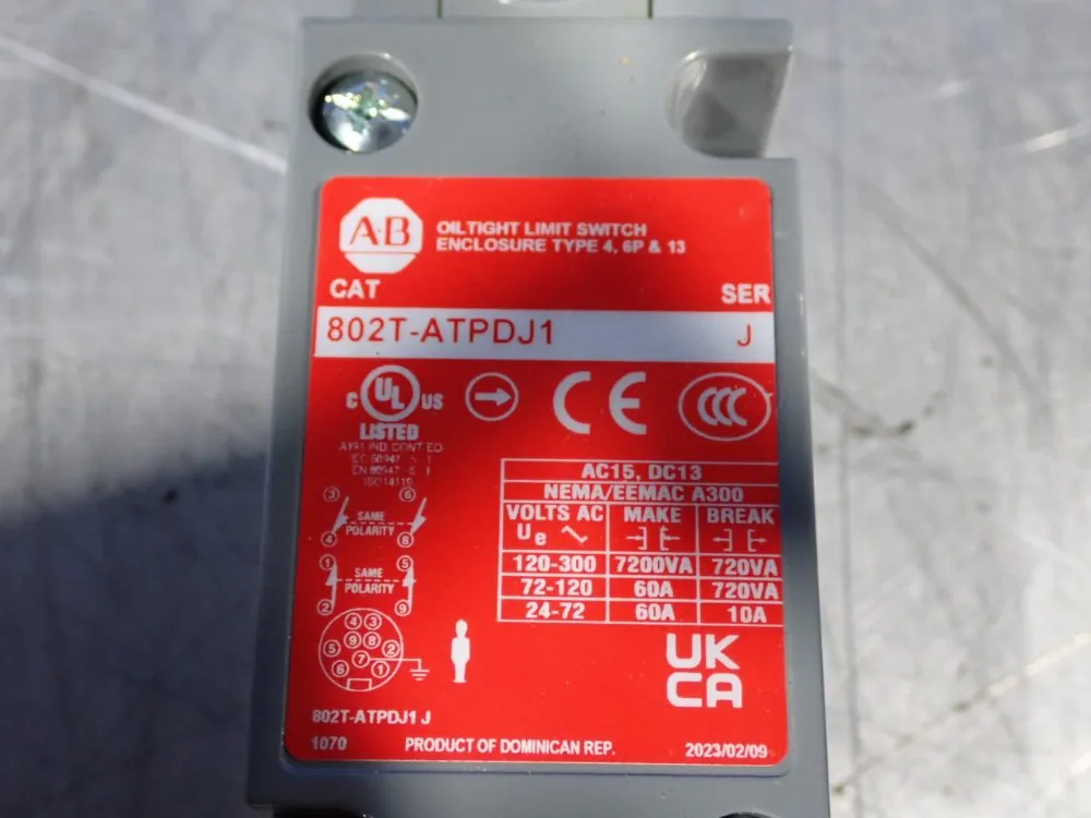 Allen Bradley Limit Switch - 802t-atpdj1