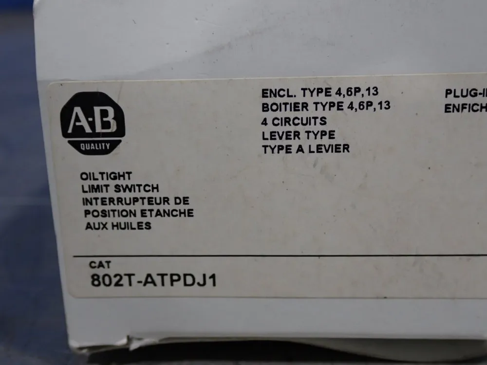 Allen Bradley Limit Switch - 802t-atpdj1