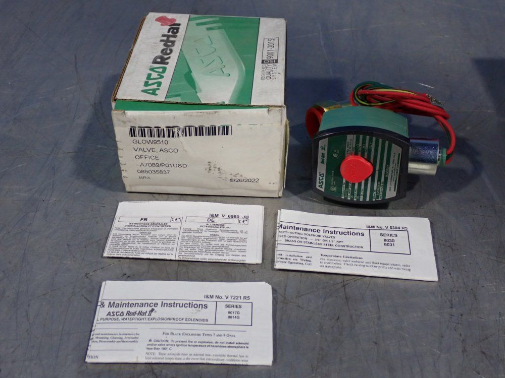 Asco Solenoid Shutoff Valve - 8030g017