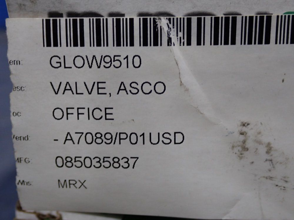 Asco Solenoid Shutoff Valve - 8030g017