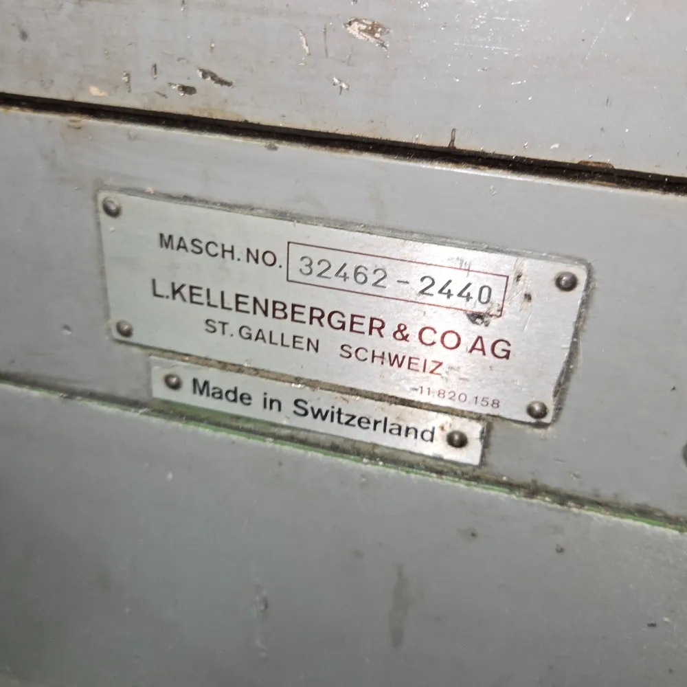 Kellenberger 13.8" X 24" Universal Id/od Cylindrical Grinder - 600u-175