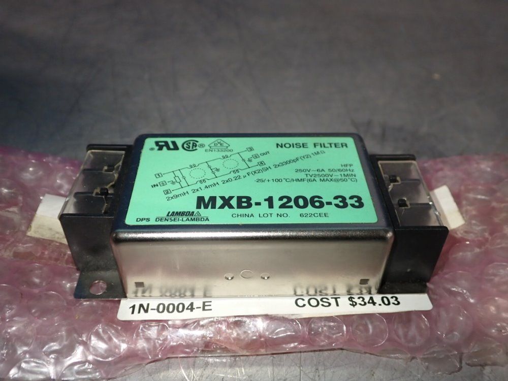 Lambda Mxb-1206-33 Noise Filter - Mxb-1206-33