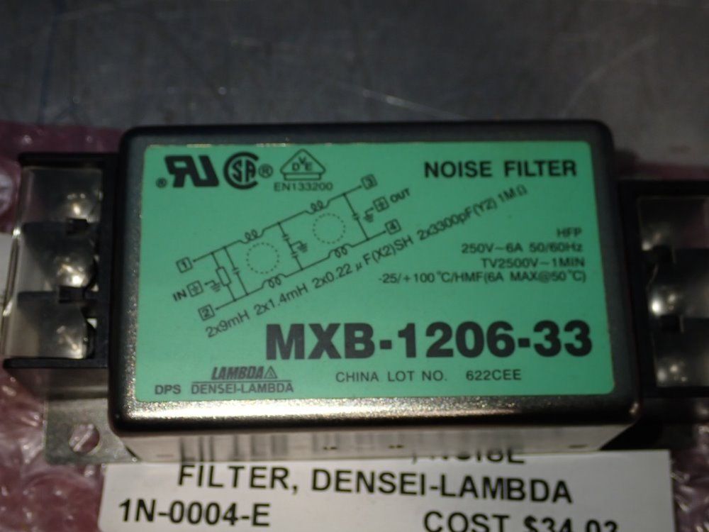 Lambda Mxb-1206-33 Noise Filter - Mxb-1206-33