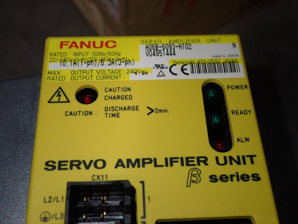 Fanuc Servo Amplifier Unit - A06b-6093-h102