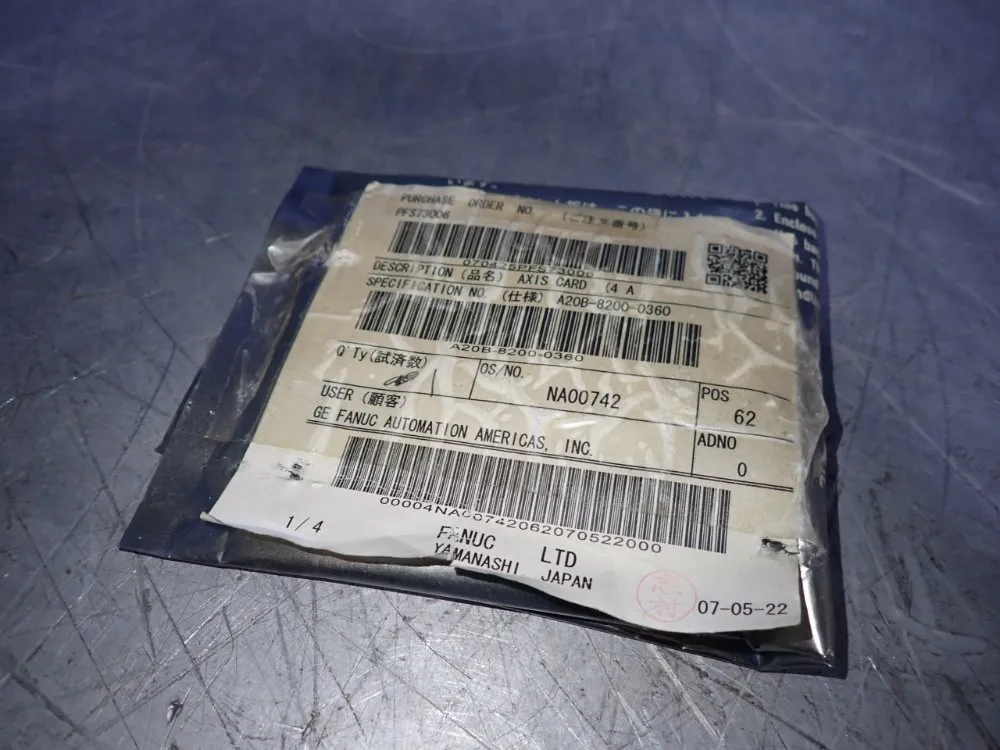 Fanuc Axis Card - A20b-8200-0360